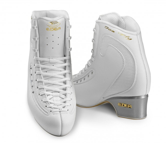 Edea Ice Fly Ice Skating Boots/Skates White Width C 